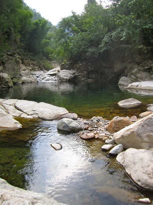 river, pools, in lin' an,  valley