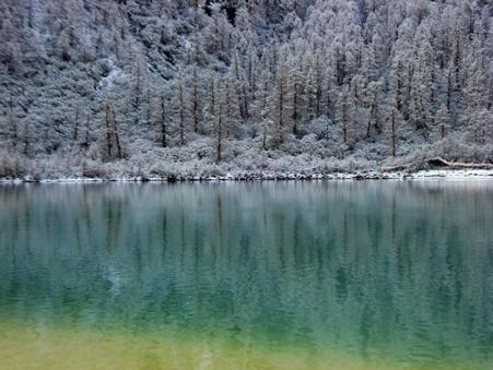 trekking, in zhonggu, sichuan, nature, snow