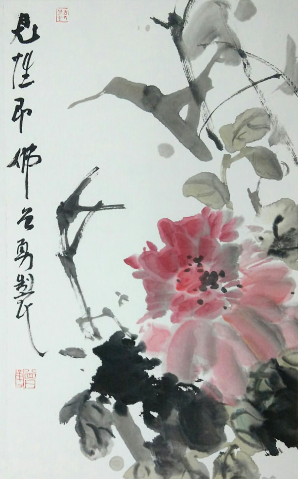 Chinese painting workshop, village, shanghai