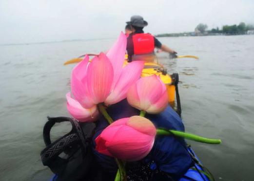 kayaking, taihu, lake
