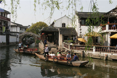 Shanghai, river, daytrip, Songjiang 