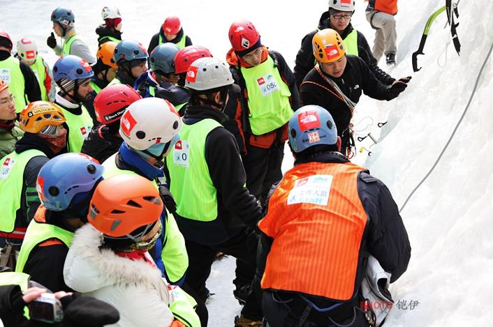ice, climbing, training, in beijing