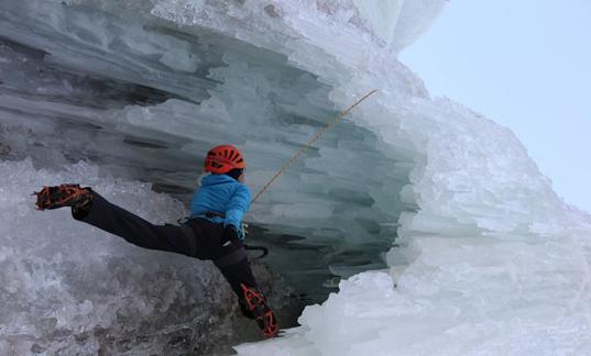ice, climbing, training, in beijing