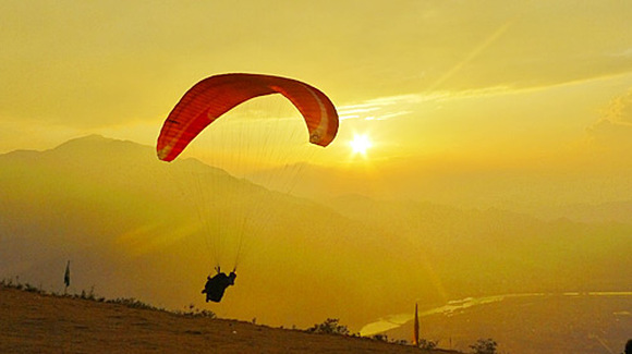 paragliding, shanghai, nature, mountains