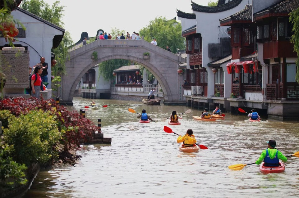 shanghai, kayaking, initiation, river